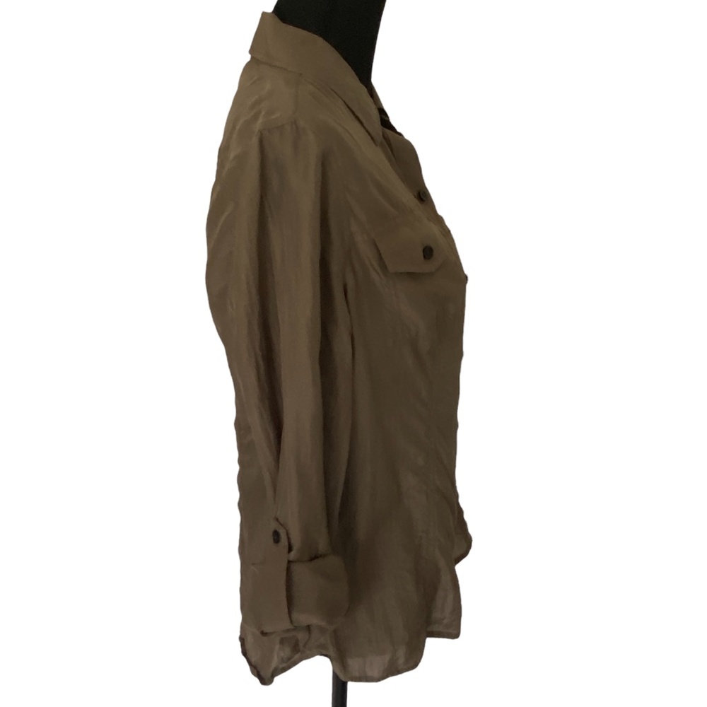 BANANA REPUBLIC Silk Blouse, Size Medium - Picture 6 of 8